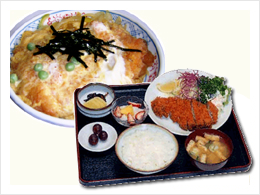 お昼のメニュー
